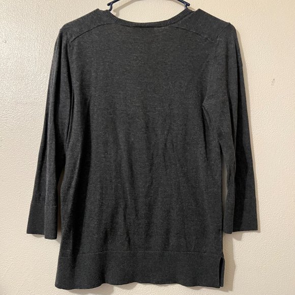 Ann Taylor Loft Cardigan dark gray size M - Picture 4 of 13